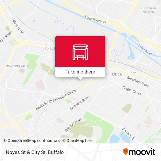 Mapa de Noyes St & City St