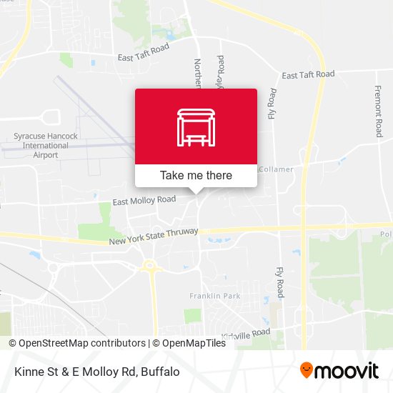 Kinne St & E Molloy Rd map