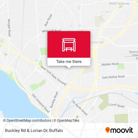 Buckley Rd & Lorian Dr map