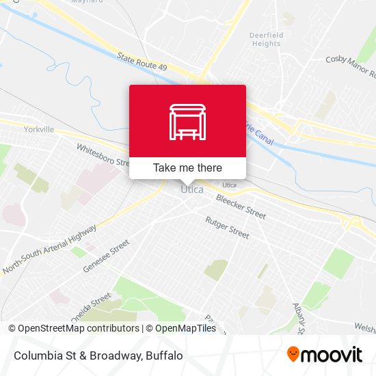 Columbia St & Broadway map