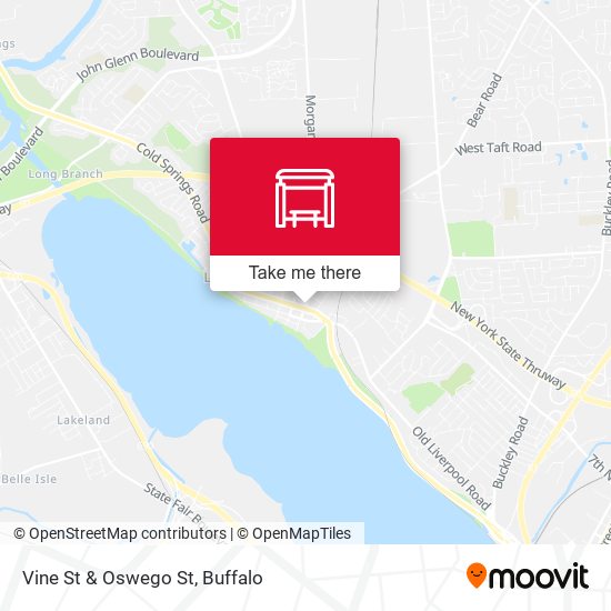 Mapa de Vine St & Oswego St