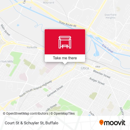 Mapa de Court St & Schuyler St