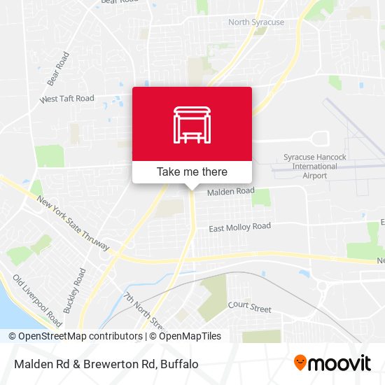 Mapa de Malden Rd & Brewerton Rd