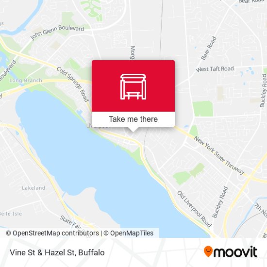Mapa de Vine St & Hazel St