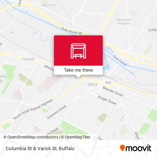 Mapa de Columbia St & Varick St