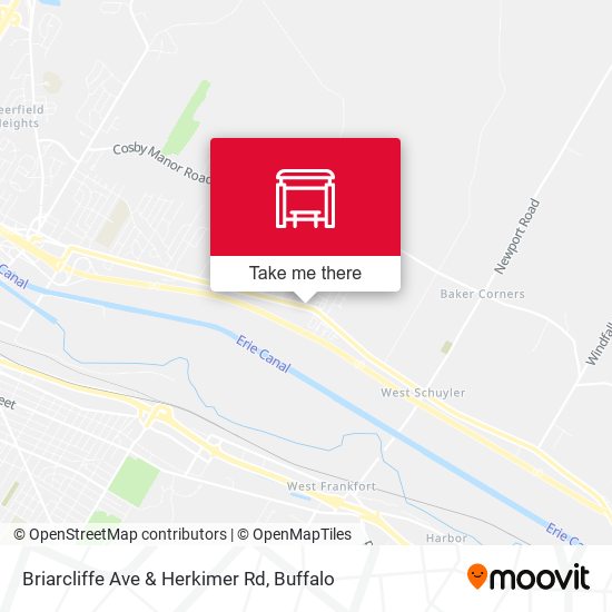 Mapa de Briarcliffe Ave & Herkimer Rd