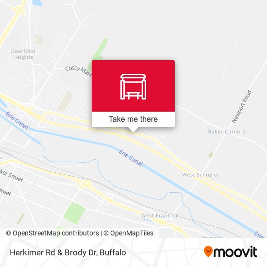 Herkimer Rd & Brody Dr map