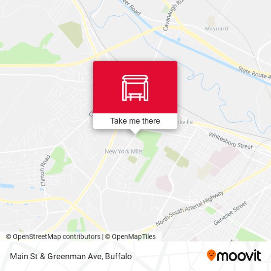 Main St & Greenman Ave map