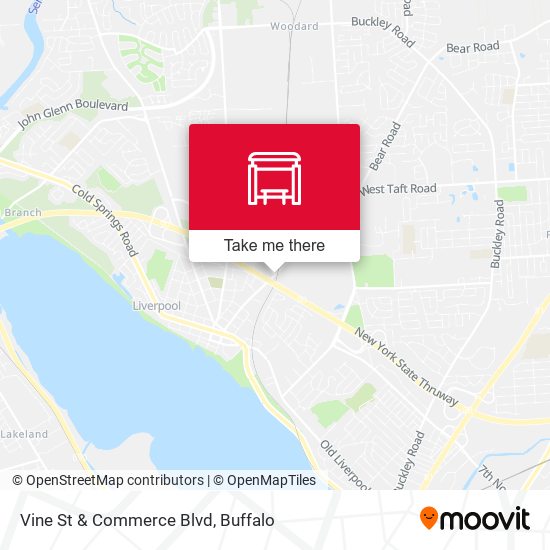 Vine St & Commerce Blvd map