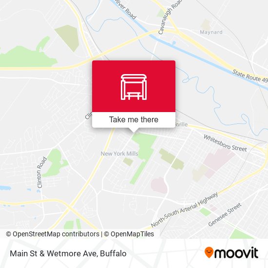 Mapa de Main St & Wetmore Ave