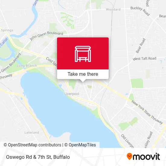 Oswego Rd & 7th St map