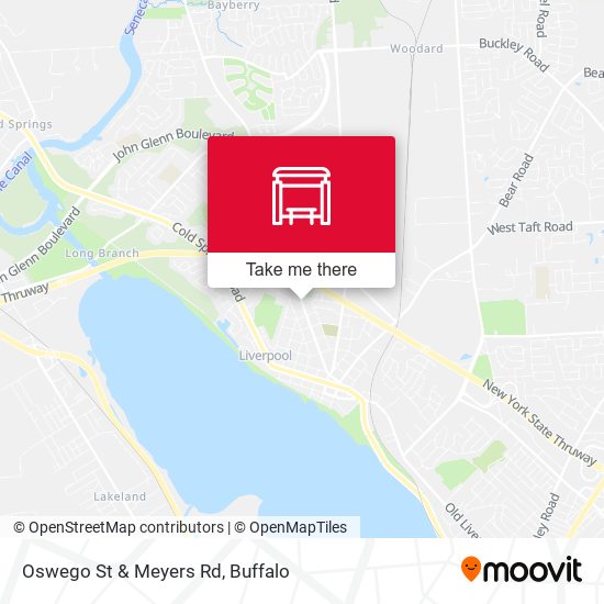 Mapa de Oswego St & Meyers Rd