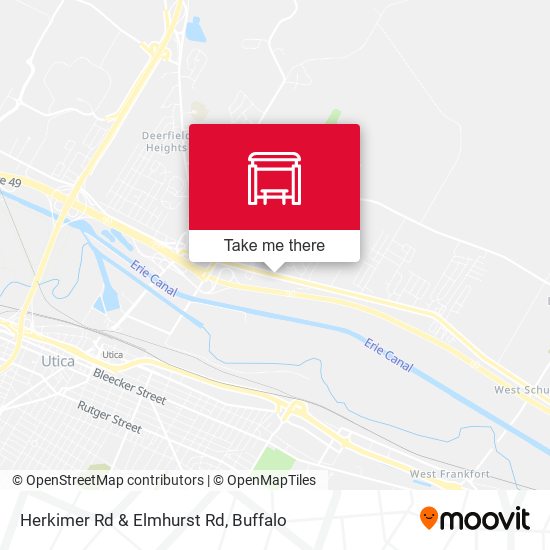 Herkimer Rd & Elmhurst Rd map