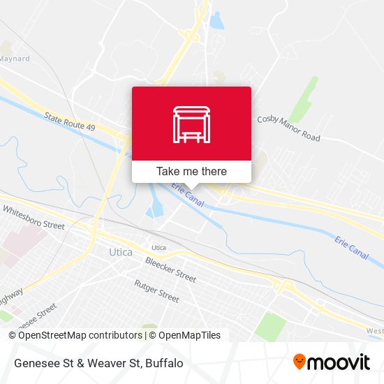 Mapa de Genesee St & Weaver St