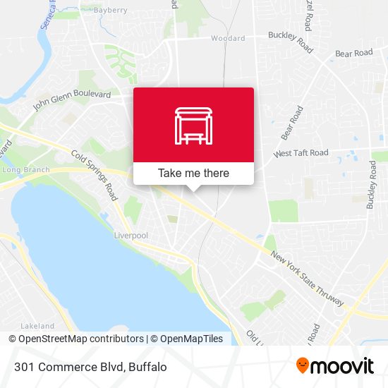Mapa de 301 Commerce Blvd