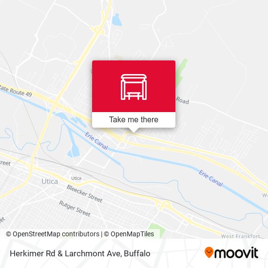 Herkimer Rd & Larchmont Ave map