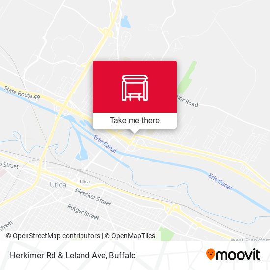 Herkimer Rd & Leland Ave map