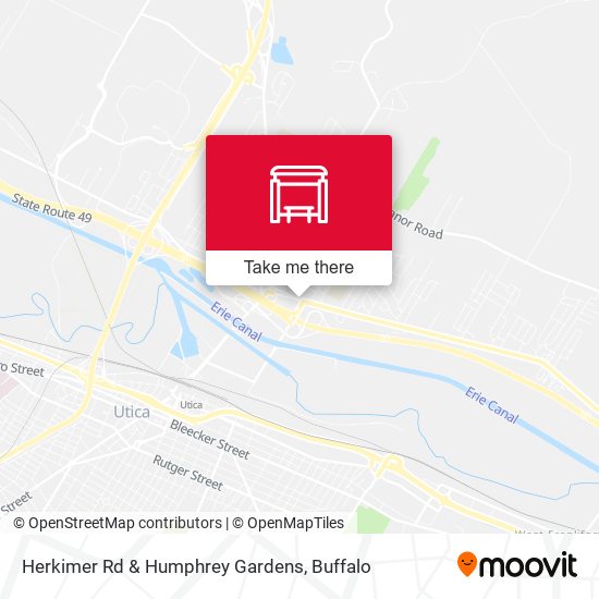 Herkimer Rd & Humphrey Gardens map