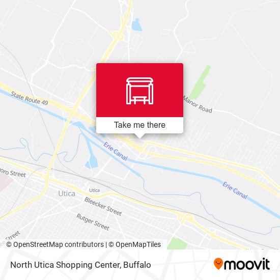 North Utica Shopping Center map