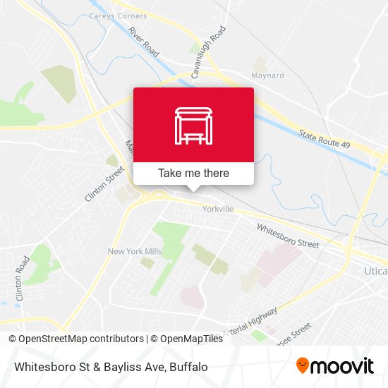 Mapa de Whitesboro St & Bayliss Ave