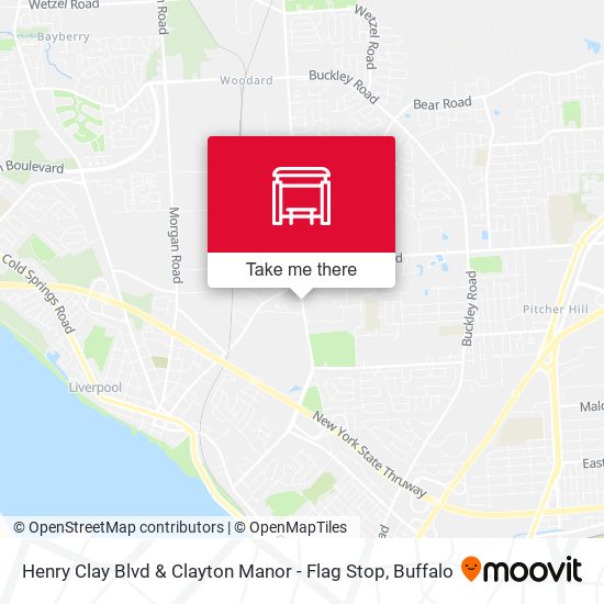 Mapa de Henry Clay Blvd & Clayton Manor - Flag Stop