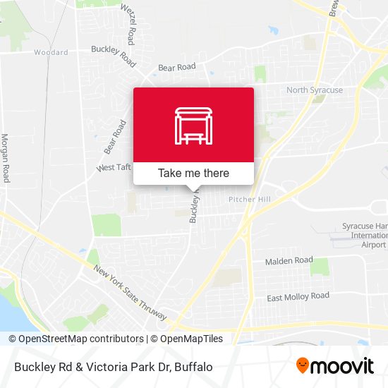 Buckley Rd & Victoria Park Dr map