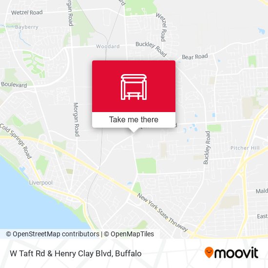 Mapa de W Taft Rd & Henry Clay Blvd