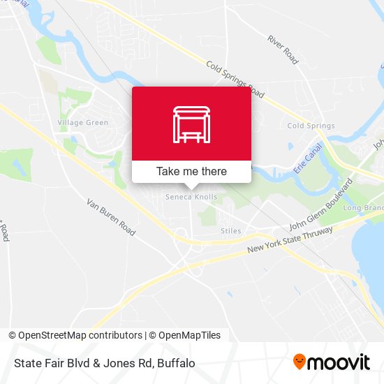 Mapa de State Fair Blvd & Jones Rd