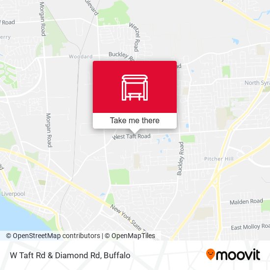W Taft Rd & Diamond Rd map