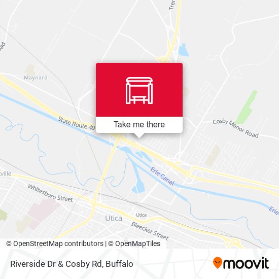Riverside Dr & Cosby Rd map