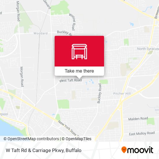 W Taft Rd & Carriage Pkwy map