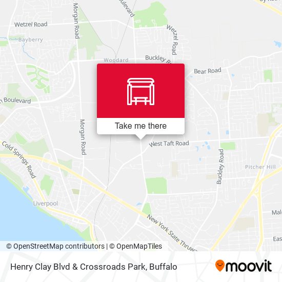 Henry Clay Blvd & Crossroads Park map