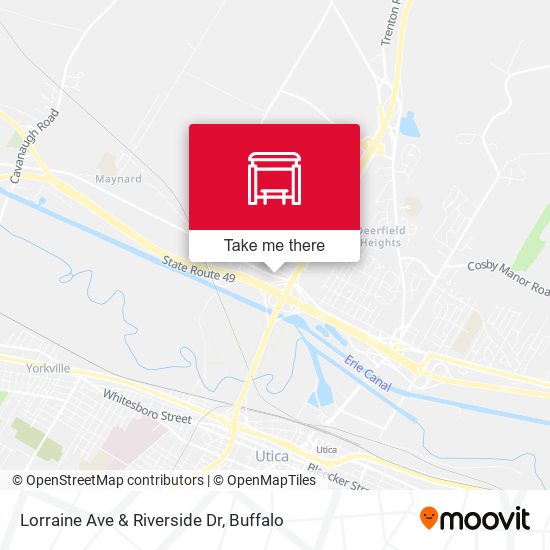 Lorraine Ave & Riverside Dr map