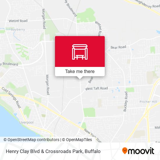 Henry Clay Blvd & Crossroads Park map