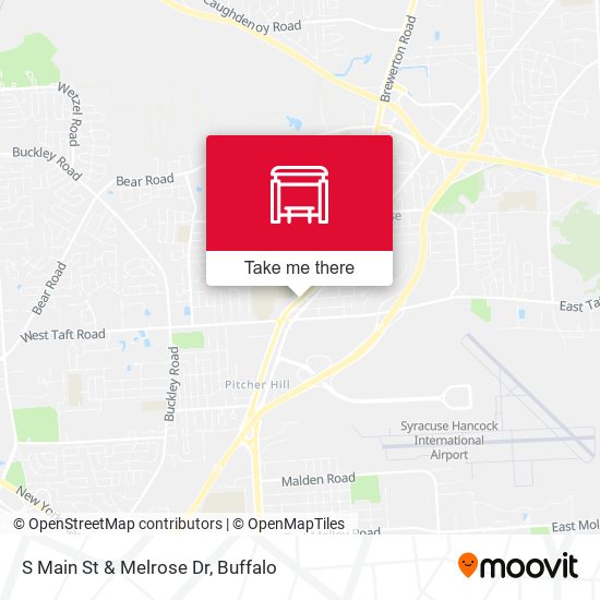 S Main St & Melrose Dr map