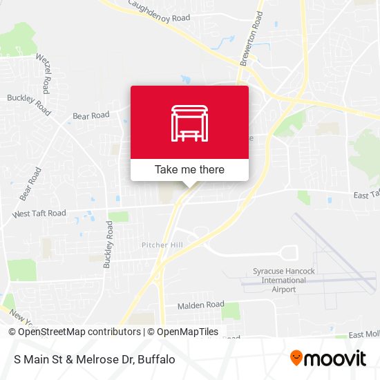 S Main St & Melrose Dr map