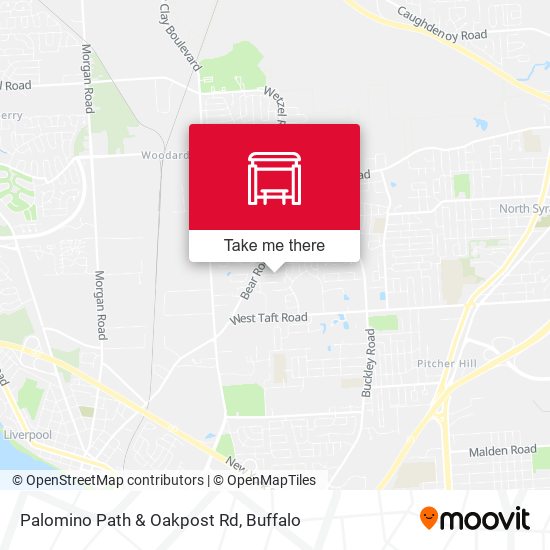 Palomino Path & Oakpost Rd map
