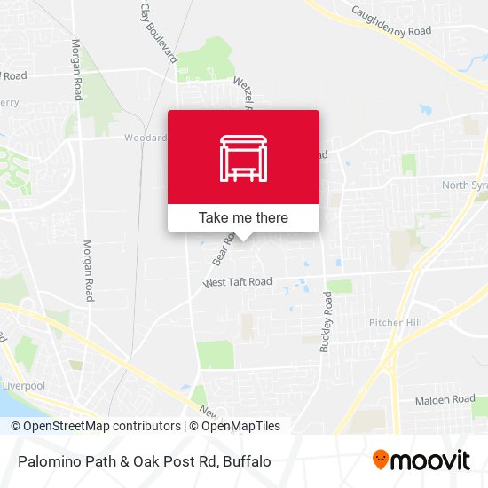 Palomino Path & Oak Post Rd map