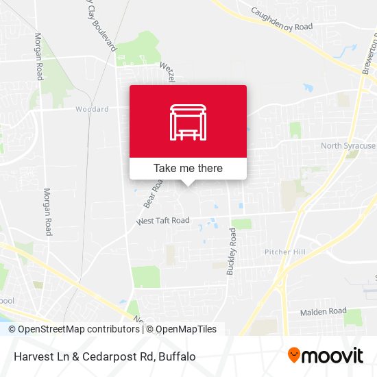 Mapa de Harvest Ln & Cedarpost Rd
