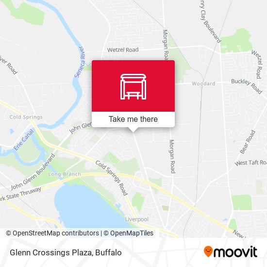 Glenn Crossings Plaza map