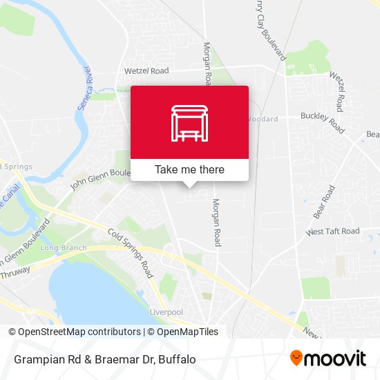 Mapa de Grampian Rd & Braemar Dr