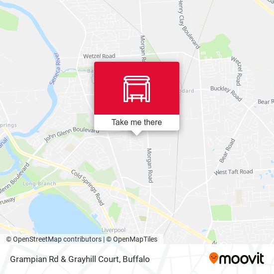 Grampian Rd & Grayhill Court map