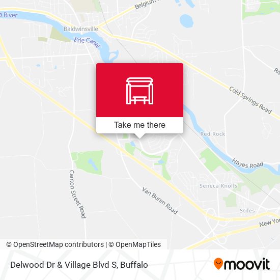Delwood Dr & Village Blvd S map