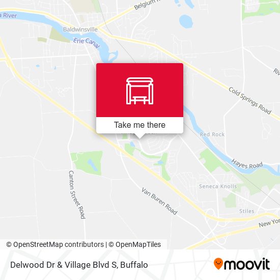 Delwood Dr & Village Blvd S map