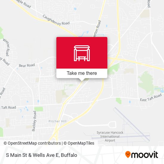 S Main St & Wells Ave E map