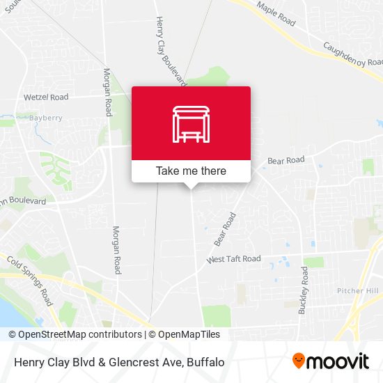 Henry Clay Blvd & Glencrest Ave map
