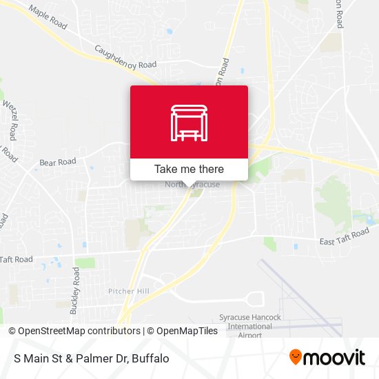 S Main St & Palmer Dr map