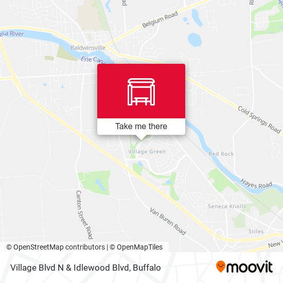 Village Blvd N & Idlewood Blvd map