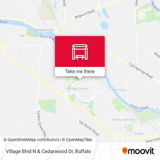 Village Blvd N & Cedarwood Dr map