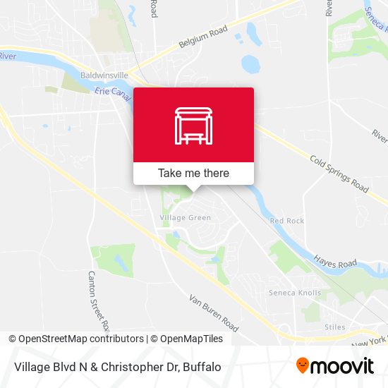 Mapa de Village Blvd N & Christopher Dr